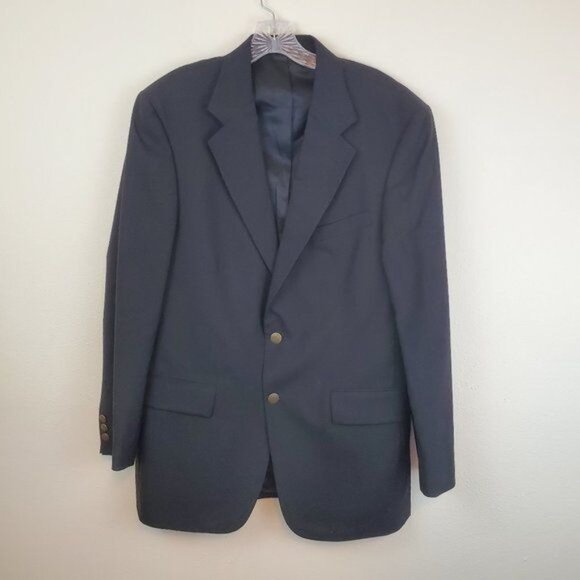 Oscar de la Renta 2-button notch lapel blazer - Picture 1 of 9